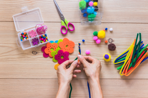 Children enjoying creative arts and crafts activities at Welmont, a leading Preschool in Jaipur